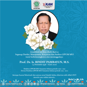 Innalillahi Wa Inna Ilaihi Rojiun : Telah Meninggal Prof. Dr. Ir. RINDIT PEMBAYUN, M.S.