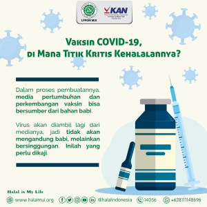 Vaksin COVID-19, Di Mana Titik Kritis Kehalalannya?