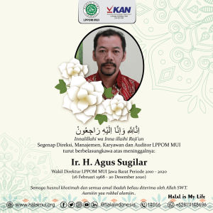 Innalillahi Wa Inna Ilaihi Rojiun : Telah Meninggal Ir. H. Agus Sugilar