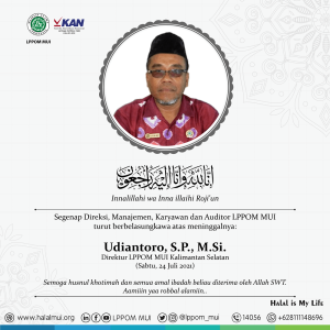 Turut berbelasungkawa atas meninggalnya Bapak Udiantoro