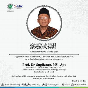 Turut berbelasungkawa atas meninggalnya Bapak Sugijanto