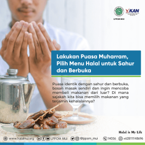 Lakukan Puasa Muharram, Pilih Menu Halal untuk Sahur dan Berbuka