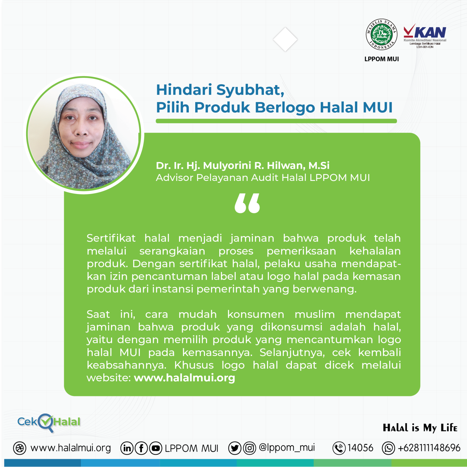 Hindari Syubhat, Pilih Produk Berlogo Halal MUI | LPPOM MUI