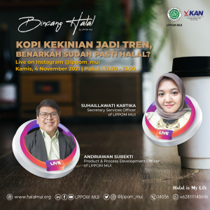 Bahas Titik Kritis Kopi Kekinian, Saksikan IG Live LPPOM MUI!