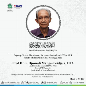 Turut berbelasungkawa atas meninggalnya Bapak Djumali