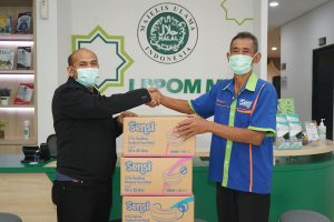 5.000 Masker CSR LPPOM MUI bersama PT Arista Latindo untuk Cegah Penyebaran COVID-19