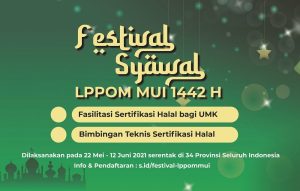 Peduli UMK Berdaya Saing Tinggi, LPPOM MUI Gelar Festival Syawal