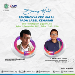 Bahas Pentingnya Cek Halal, Saksikan IG Live LPPOM MUI!