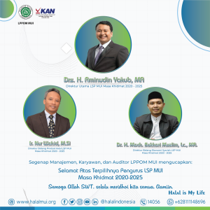 Selamat dan Sukses Pengurus LSP MUI Masa Khidmat 2020-2025