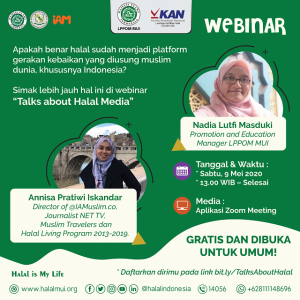 Ayo, Ikuti Webinar Halal oleh LPPOM MUI!