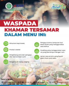 Kehadiran Khamar Tersamar dalam Menu Kuliner