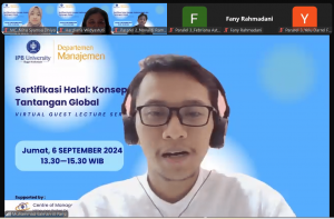 Goes to Campus, LPPOM Emphasizes The Importance of Halal Certification to The IPB University Economics College Students