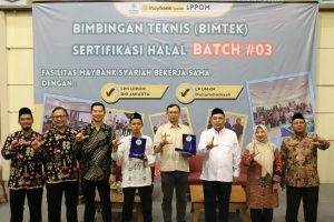Supporting MSMEs, LPPOM DKI Jakarta and Maybank Hold Technical Guidance (Bimtek) for Halal Certification