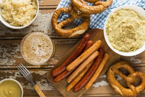 Hummus and Pretzels, Famous Foreign Snack 
