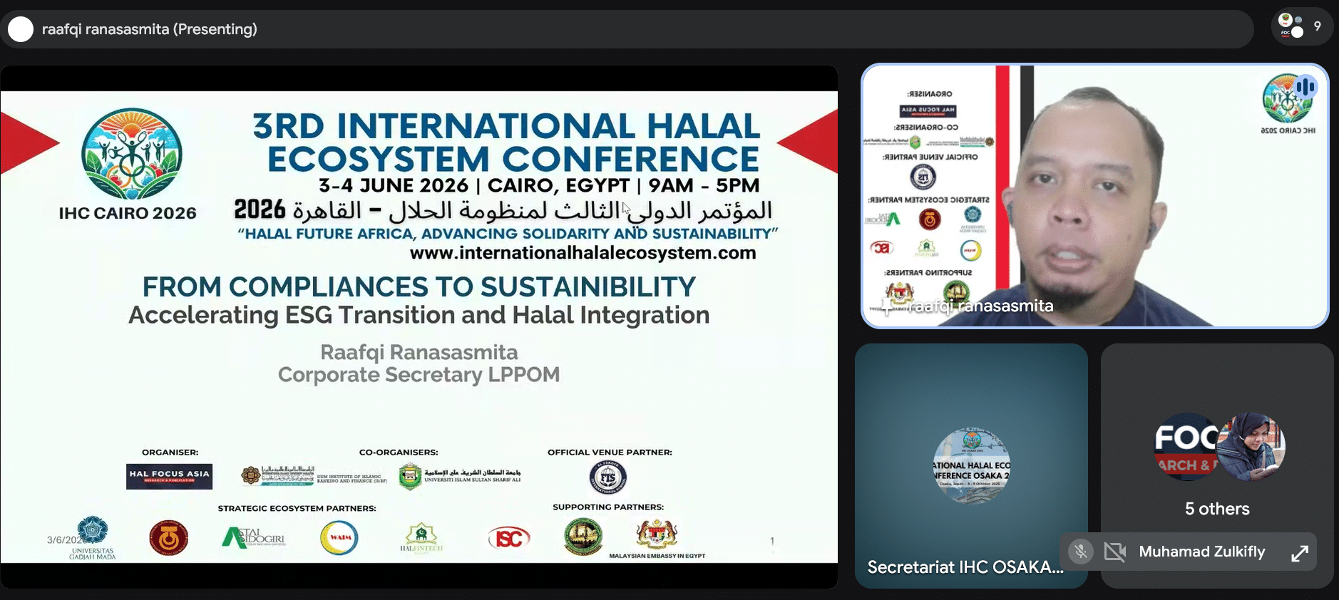 Di Forum Internasional Kairo, LPPOM Gagas Konsep Green Halal untuk Industri Berkelanjutan